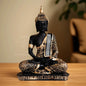 Royal Box Meditating Buddha Idol Black
