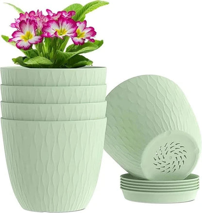 Stylex Store Plastic Round Flower Pot
