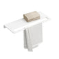 Ceramic Wall Mounted Towel Shelf White Quartz (RW-126)