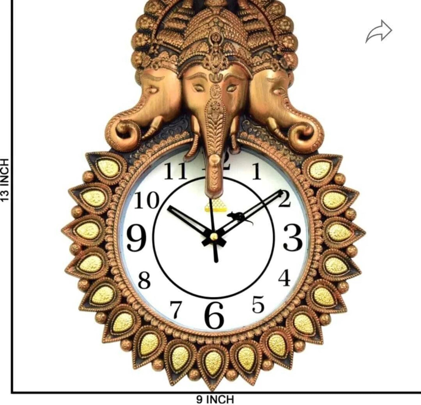 Mauli Ganesh Analog Clock